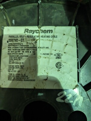 Raychem 20KTV-CT Parallel Self Regulating Heating cable per Foot