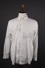 Carhartt WIP Camo Illusion Shirt White Long Sleeve Button Down Size XL