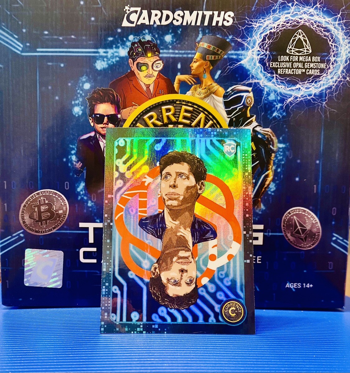2024 Cardsmiths Currency Series 3 #52 Sam Altman Rainbow Holo Foil | eBay