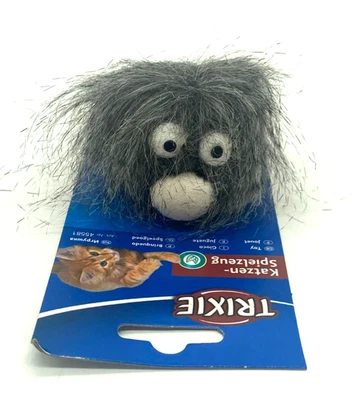 TRIXIE "Saggy Bal" flausciges Katzenspielzeug aus Plüsch 6cm mit Katzenminze - Bild 1 von 4