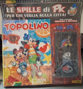 Topolino 3691 + pins Pk spille nuovo