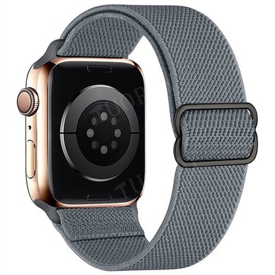 Nylon Sport Loop Armband für Apple Watch Series 4 5 6 7 8 9 10 11 12 SE + Ultra