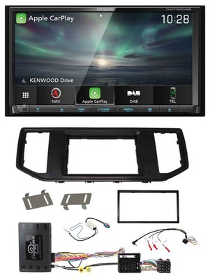 Kenwood Bluetooth USB 2DIN Lenkrad TMC DAB Navigation für VW Crafter MAN TGE Inf