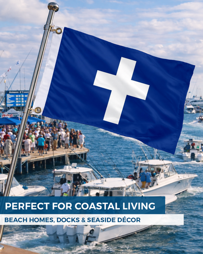 AGAS 12x18in Yacht Club Officers Flag– 200D Nylon - Multi Size Variation - Picture 99 of 128