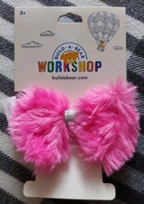 Build A Bear Fuzzy Pink Bow New