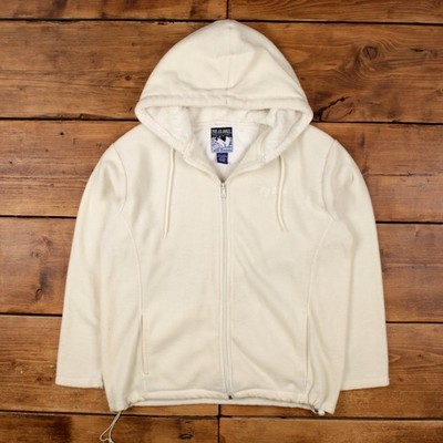 Vintage Big Dogs Outdoor Jacke M 90er Polar Hunde Fleece Creme