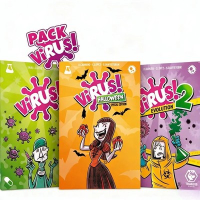 Virus! Cards Game Fun game for family gathering and fun game for time spending