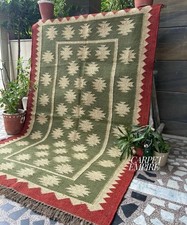 Peruvian Kilim Rug 7x9 Feet