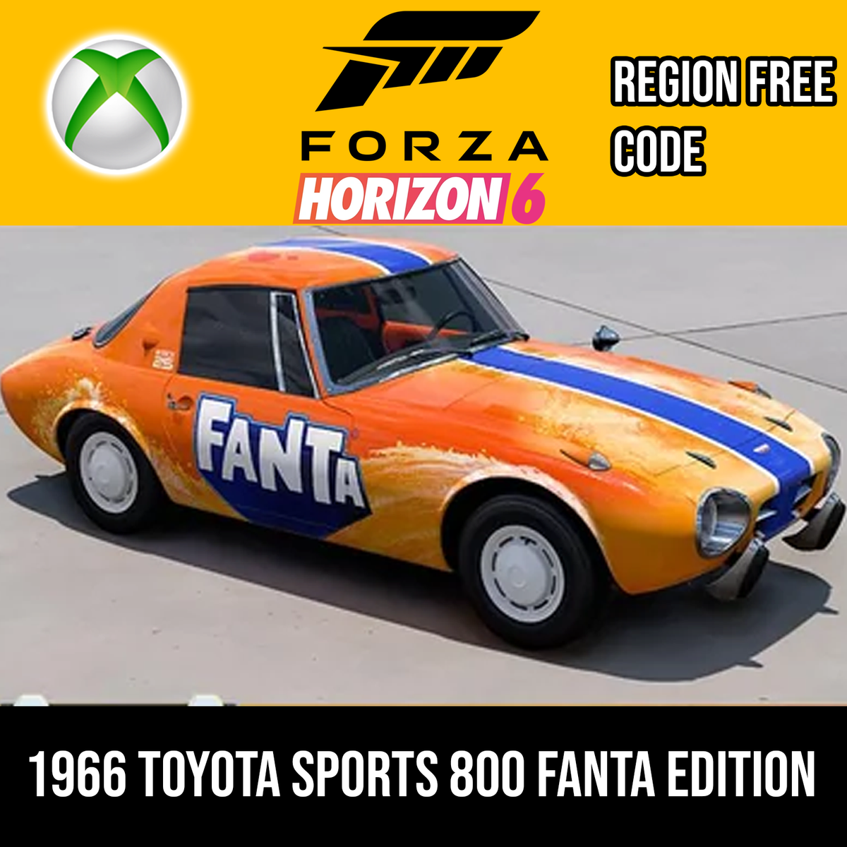 Forza Horizon 6: 1966 Toyota Sports 800 Fanta Edition | Fanta