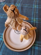 2 x Hand Knitted bunny rabbit Egg Cosy - fantastic Easter present egg cover