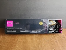 Style House Ceramic Flat Iron 1" Hair Styling Iron Cheetah Animal Print Pattern