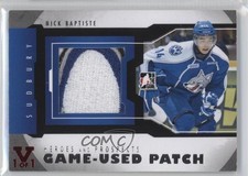 2012-13 ITG Heroes and Prospects Silver Vault Ruby 1/1 Nick Baptiste Patch k5l
