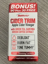 Cider Trim, Apple Cider Vinegar, 120 Capsules