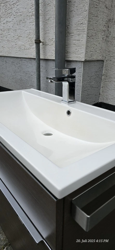 Waschtisch + Unterschrank In BRAUN von Pelipal - Bild 2 von 4