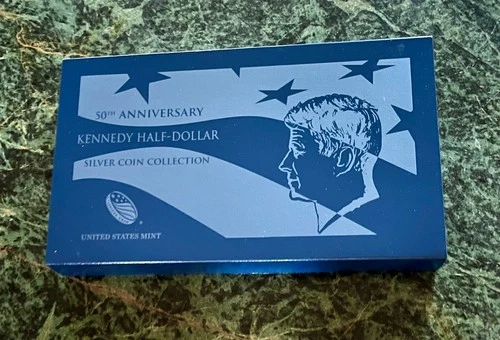2014 John F Kennedy Silver Half Dollar 50th Anniversary 4 Coin Proof Set OGP COA