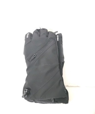HEAD Unisex Waterproof Windproof Breathable Ski Gloves Black - Medium M 