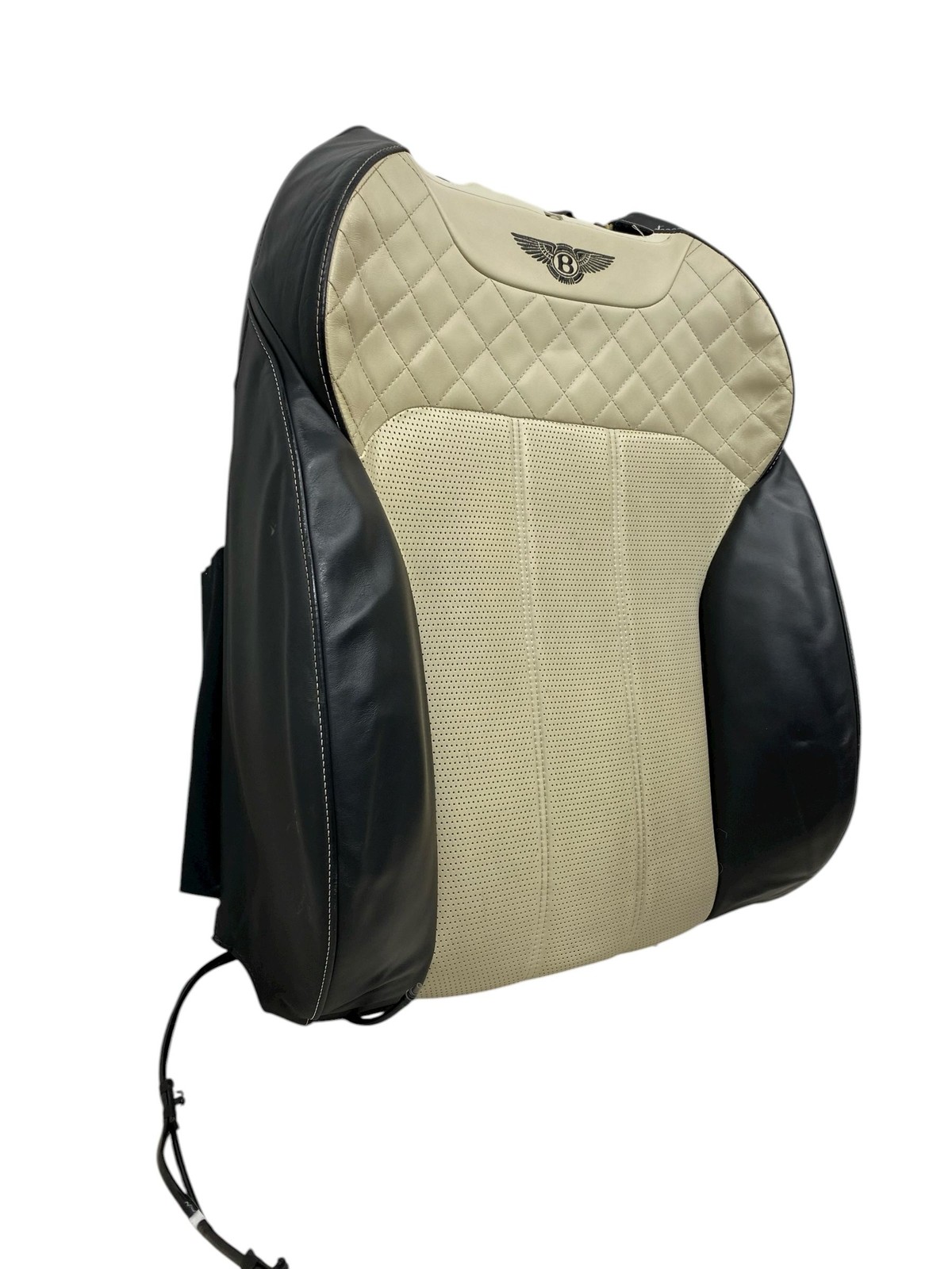 2016-2020 BENTLEY BENTAYGA FRONT LEFT DRIVER UPPER SEAT CUSHION BACKREST W/O BAG