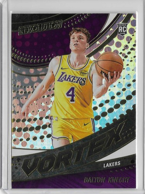 #ad Dalton Knecht RC 2024 25 Panini Revolution Basketball #11 Vortex L.A. $1.49