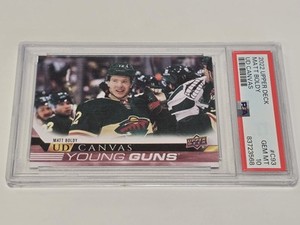 PSA 10 Matt Boldy 2022-23 Upper Deck Young Guns Canvas RC #C93