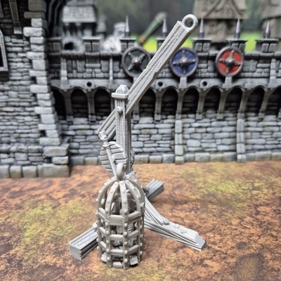 Gibblet auf dem Arm Friedhof D&D 3D gedruckt gruselige Landschaft Tabletop Gelände QP3D