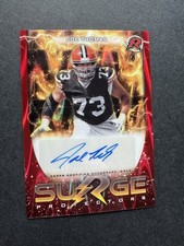 2024 Topps Resurgence Joe Thomas Surge Protectors Signatures Red /5 Auto SSP 