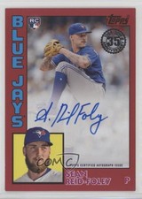 2019 Topps 1984 Topps Baseball Auto Red 25/25 Sean Reid-Foley #84A-SR Auto 4r3