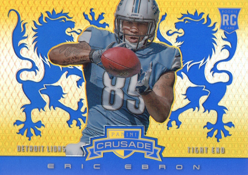 2014 Rookies and Stars Rookie Crusade Blue #17 Eric Ebron - FB