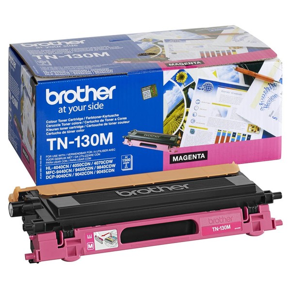 Original Brother TN-130 M Toner Kartusche Magenta Rot Red Ca. 1500 Seiten-image