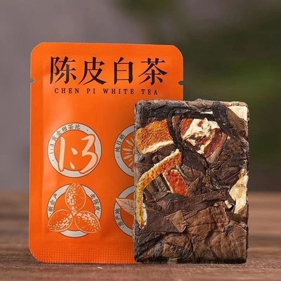 250g Stuffed Tangerine Orange XinHui Chenpi Bai Cha Aged Shou Mei White Tea