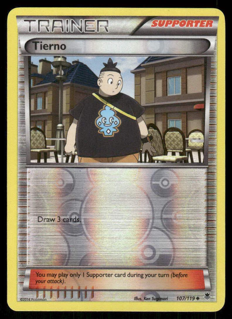 Pokemon Tierno 107/119 Phantom Forces Reverse Holo UC LP