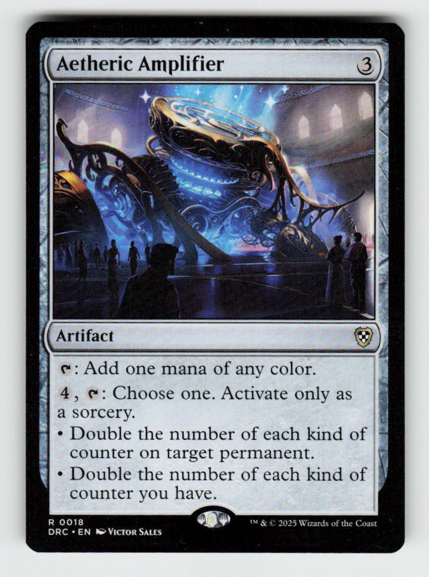 Aetheric Amplifier 18 Rare Commander: Aetherdrift Magic: The Gathering Near Mint