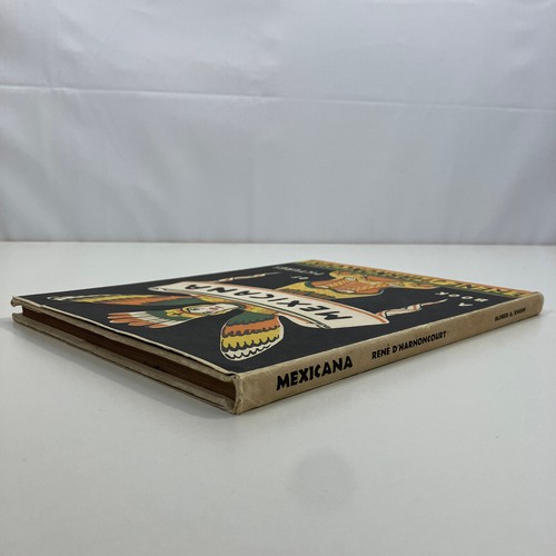 Mexicana A Book of Pictures Rene d'Harnoncourt 1946 Third Printing VTG HCDJ - Picture 3 of 8
