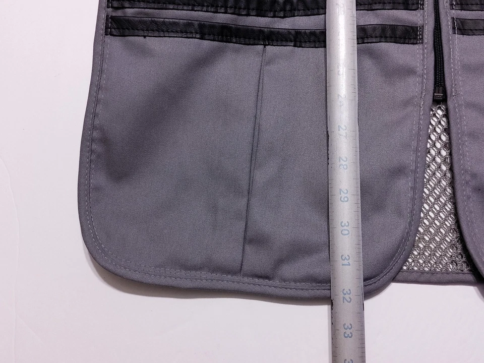 BOB ALLEN Mesh Padded Hunting Shooting Vest Gray Made in USA Medium M - Image 4 of 4