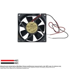 Fan Axial Muffin Cooling DC 12V 80mm 80x80x25 ADDA AD0812HS-A70GL TD CS 0.25A