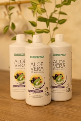 Gel à Boire Aloe Vera LR Lifetakt Saveur Pêche | Aide à La Digestion, Super Aliment | Neuf