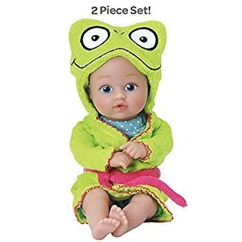 Adora BathTime Baby s TOT Frog Small 8.5 Inch Washable Batht
