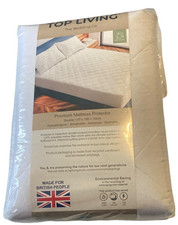 mattress protector double bed extra deep heavy thick durable 30cm fitted skirt