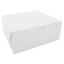 Southern Champion Tray SCH0973 Bakery Boxes, White, Kraft, 10w X 10d X 4h