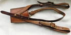 WW1 WORLD WAR ONE MILITARY BROAD ARROW MARKED LEATHER SWORD BELT HOLDER FROG