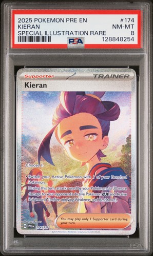 Kieran graded PSA 8 for sale on eBay