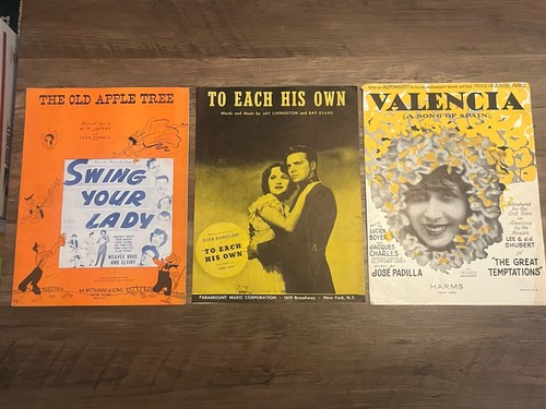 Vintage Sheet Music Lot of 54 - Picture 4 of 19
