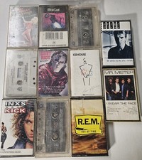 Lot Of 11 Vintage Rock And Roll Cassettes. Decent Condition, Random Artists
