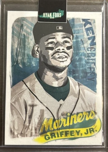 Remix 2020 Ken Griffey Jr Card 01 - Project Seattle Mariners Topps Custom
