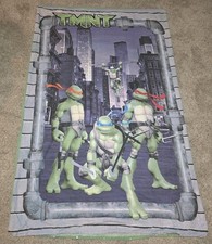 TMNT Duvet Bed Cover 76x48 Teenage Mutant Ninja Turtles Blanket
