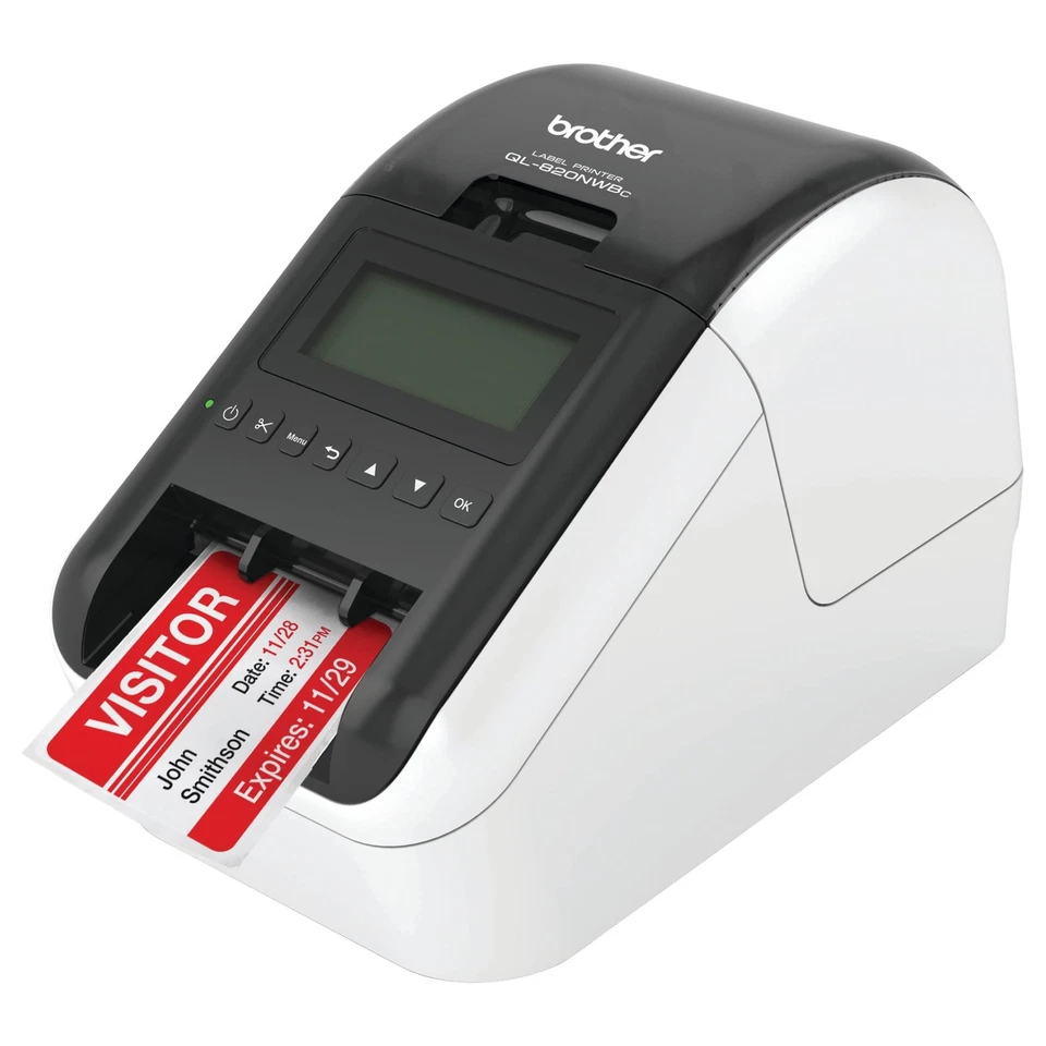 QL-820NWBC Ultra Flexible Label Printer with Multiple Connectivity Options, B... - Image 2 of 3