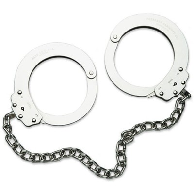 Peerless Handcuff Company 4750 Model 705C Oversize Leg Iron Nickel Finish