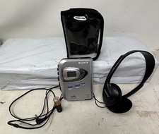 Sony Walkman WM-FX290 Digital Tuning TV/Weather FM/AM Cassette Working See Clip.