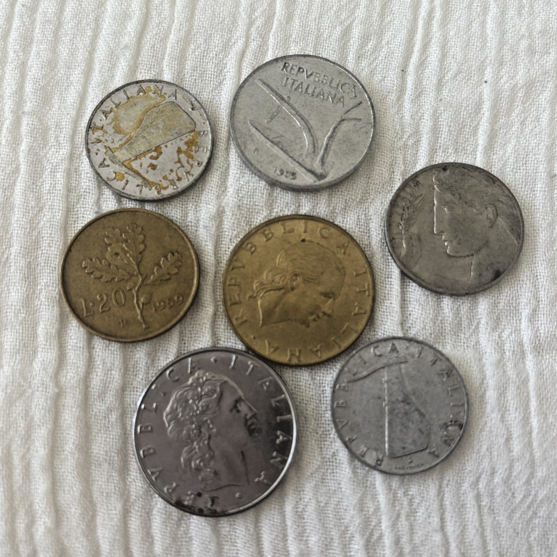 Lot of 7 - Italy  Coins