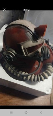Fallout 76 T-51b-NC Power Armor Helmet 1 1 Nuka Cola Gamestop for