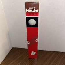 RARE Vintage Japan Nittaku NIPPON TAKKYU Table Tennis Balls - 6 Balls